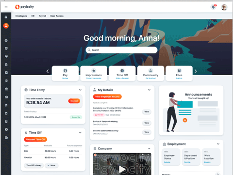 Paylocity UX/UI Modernization